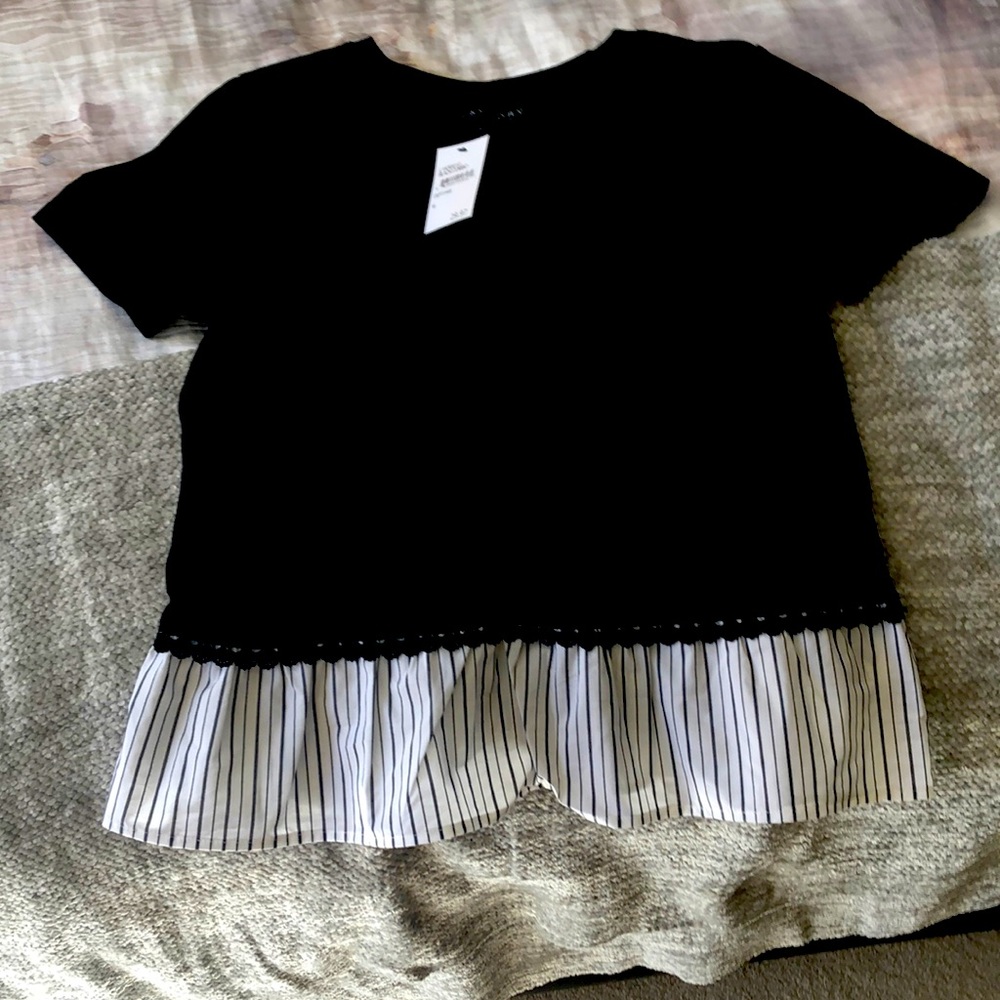 Black and white top